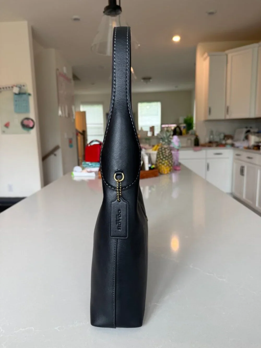 Coach Black Leather Shoulder Bag
